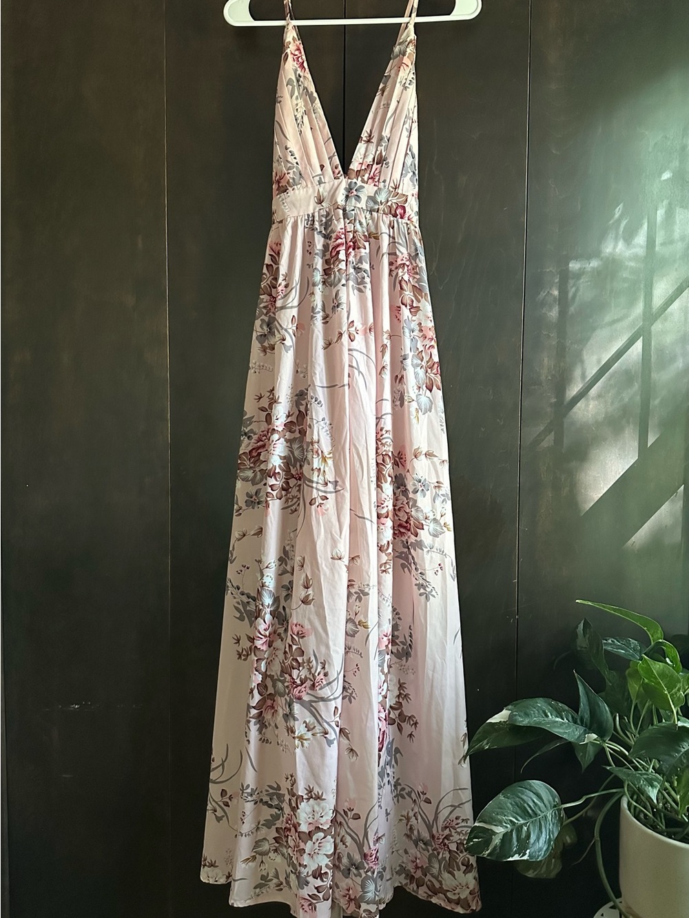 SHEIN Light Pink Floral Maxi Dress - Picture 10 of 10